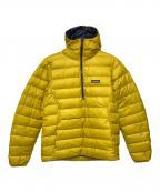 Patagoniaパタゴニア）の古着「Down Sweater Hoody Pullover / ダウンジャケット」｜イエロー