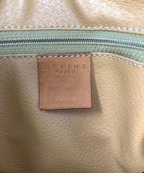 CELINE（セリーヌ）CELINE (セリーヌ) マカダムミニボストンバッグ ブラウンの古着・服飾アイテム