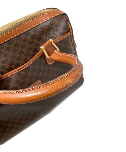 CELINE（セリーヌ）CELINE (セリーヌ) マカダムミニボストンバッグ ブラウンの古着・服飾アイテム