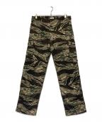 THE REAL McCOY'Sザ・リアルマッコイズ）の古着「タイガーカモカーゴパンツ」｜グリーン×ブラウン