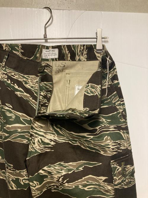 THE REAL McCOY'S（ザ・リアルマッコイズ）THE REAL McCOY'S (ザ・リアルマッコイズ) タイガーカモカーゴパンツ グリーン×ブラウン サイズ:L 未使用品の古着・服飾アイテム