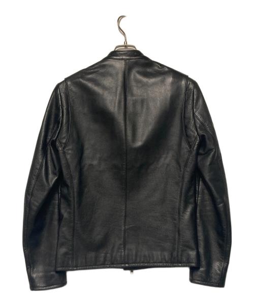 LITHIUM HOMME（リチウムオム・ファム）LITHIUM HOMME (リチウムオム・ファム) シングルライダースジャケット ブラック サイズ:46の古着・服飾アイテム