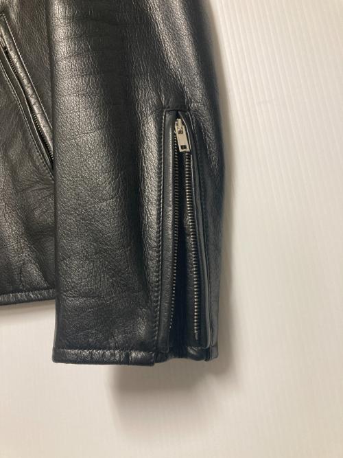 LITHIUM HOMME（リチウムオム・ファム）LITHIUM HOMME (リチウムオム・ファム) シングルライダースジャケット ブラック サイズ:46の古着・服飾アイテム
