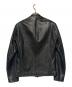 LITHIUM HOMME (リチウムオム・ファム) シングルライダースジャケット ブラック サイズ:46：12000円