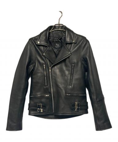 中古・古着通販】RHENIUM (レニウム) ダブルライダースジャケット