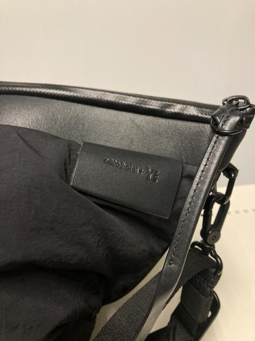 Y's（ワイズ）Y's (ワイズ) Cote&Ciel (コートエシエル) ナイロンショルダーバッグ ブラックの古着・服飾アイテム