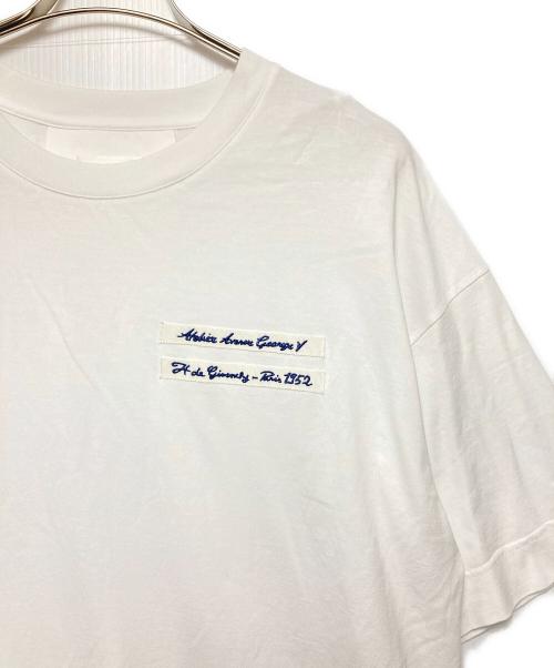 GIVENCHY（ジバンシィ）GIVENCHY (ジバンシィ) 24SS Gros Grain in Cotton T-Shirt / Tシャツ ホワイト サイズ:XL 未使用品の古着・服飾アイテム