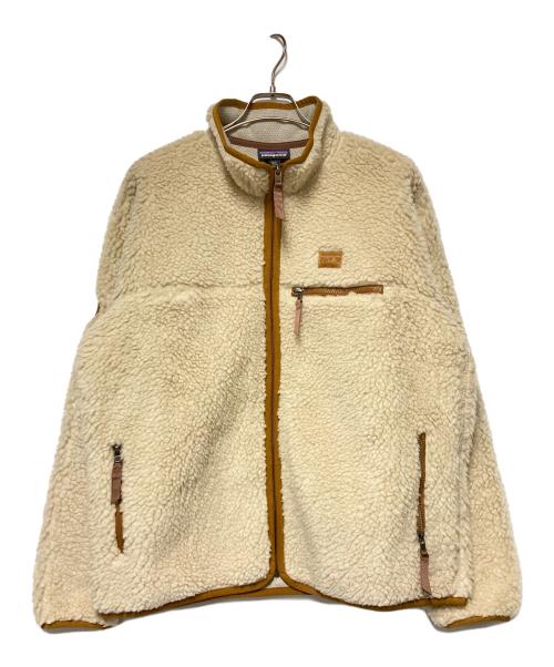 Patagonia（パタゴニア）Patagonia (パタゴニア) 24SS ナチュラル・ブレンド・レトロ・カーディガン / ボアフリースジャケット ベージュ サイズ:Lの古着・服飾アイテム