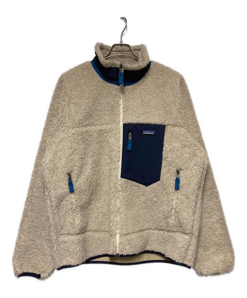 Patagonia（パタゴニア）Patagonia (パタゴニア) 24SS クラシック・レトロX・ジャケット / ボアフリースジャケット ベージュ×ブルー サイズ:Lの古着・服飾アイテム