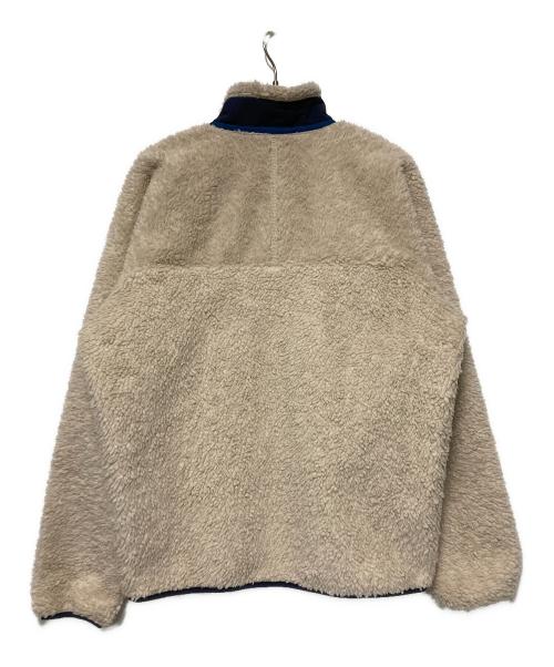 Patagonia（パタゴニア）Patagonia (パタゴニア) 24SS クラシック・レトロX・ジャケット / ボアフリースジャケット ベージュ×ブルー サイズ:Lの古着・服飾アイテム