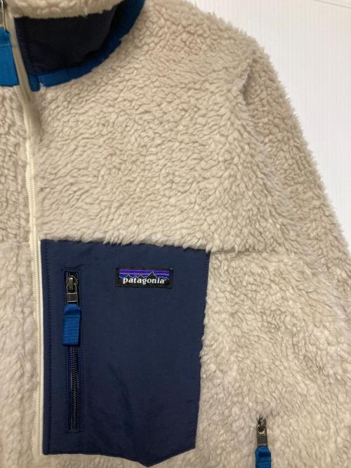Patagonia（パタゴニア）Patagonia (パタゴニア) 24SS クラシック・レトロX・ジャケット / ボアフリースジャケット ベージュ×ブルー サイズ:Lの古着・服飾アイテム