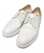 MARBOTマルボー）の古着「FRENCH SERVICEMAN / レザーオフィサーシューズ」｜ホワイト