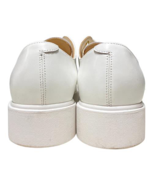 MARBOT（マルボー）MARBOT (マルボー) FRENCH SERVICEMAN / レザーオフィサーシューズ ホワイト サイズ:38の古着・服飾アイテム