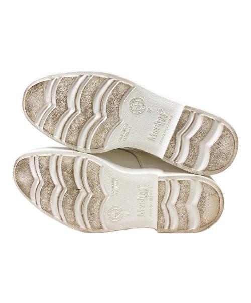 MARBOT（マルボー）MARBOT (マルボー) FRENCH SERVICEMAN / レザーオフィサーシューズ ホワイト サイズ:38の古着・服飾アイテム