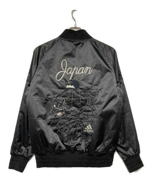 adidas（アディダス）adidas (アディダス) オールブラックススカジャン / 日本限定 ブラック サイズ:Mの古着・服飾アイテム