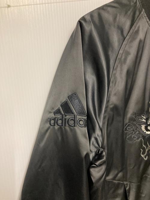 adidas（アディダス）adidas (アディダス) オールブラックススカジャン / 日本限定 ブラック サイズ:Mの古着・服飾アイテム