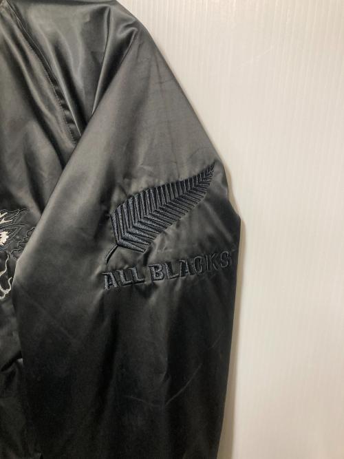 adidas（アディダス）adidas (アディダス) オールブラックススカジャン / 日本限定 ブラック サイズ:Mの古着・服飾アイテム