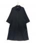 PEONY（ピオニー）の古着「カシミヤ比翼ステンカラーコート」｜ブラック