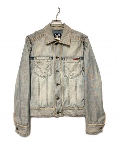 ドルチェ&ガッバーナ デニムジャケット ライダース 中古 48size 中古・古着通販】DOLCE & GABBANA (ドルチェ＆ガッバーナ) ユーズド