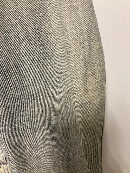 DOLCE & GABBANA（ドルチェ＆ガッバーナ）DOLCE & GABBANA (ドルチェ＆ガッバーナ) ユーズド加工デニムジャケット インディゴ サイズ:44の古着・服飾アイテム