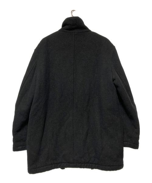 BOSS HUGO BOSS（ボス ヒューゴボス）BOSS HUGO BOSS (ボス ヒューゴボス) スタンドカラーウールコート ブラック サイズ:50の古着・服飾アイテム
