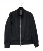 MACKINTOSHマッキントッシュ）の古着「ファブリックコンビフルジップアップブルゾン / フルジップジャケット」｜ブラック