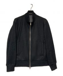 MACKINTOSH（マッキントッシュ）の古着「ファブリックコンビフルジップアップブルゾン / フルジップジャケット」｜ブラック
