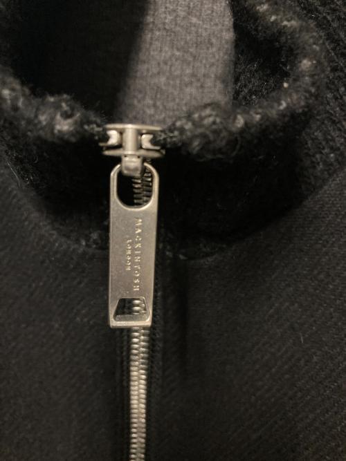 MACKINTOSH（マッキントッシュ）MACKINTOSH (マッキントッシュ) ファブリックコンビフルジップアップブルゾン / フルジップジャケット ブラック サイズ:Mの古着・服飾アイテム
