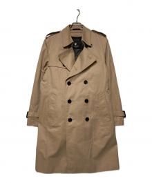 BLACK LABEL CRESTBRIDGE（ブラックレーベル クレストブリッジ）の古着「チェックキルトライナー付きトレンチコート」｜ベージュ