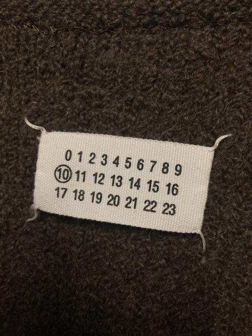 MARTIN MARGIELA（マルタン・マルジェラ）MARTIN MARGIELA (マルタン・マルジェラ) 08AW 本人期 / アルパカ混Vネックニットカーディガン ブラウン サイズ:Mの古着・服飾アイテム