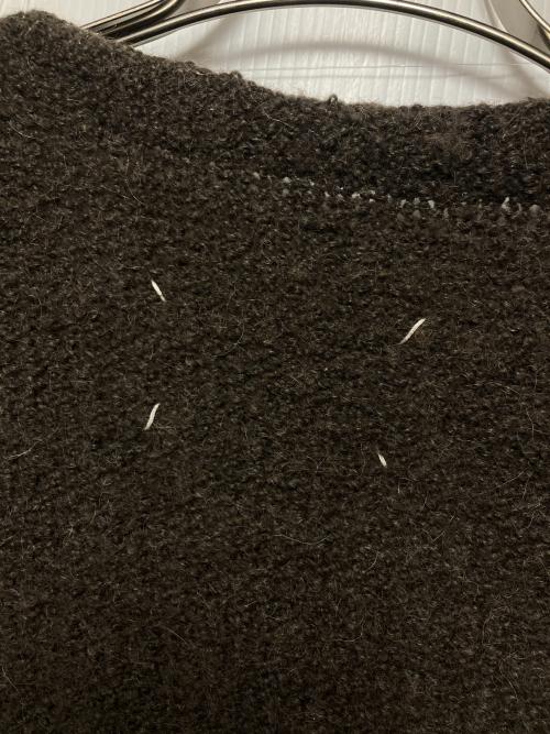 MARTIN MARGIELA（マルタン・マルジェラ）MARTIN MARGIELA (マルタン・マルジェラ) 08AW 本人期 / アルパカ混Vネックニットカーディガン ブラウン サイズ:Mの古着・服飾アイテム