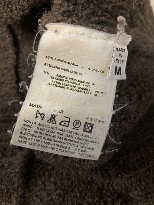 MARTIN MARGIELA（マルタン・マルジェラ）MARTIN MARGIELA (マルタン・マルジェラ) 08AW 本人期 / アルパカ混Vネックニットカーディガン ブラウン サイズ:Mの古着・服飾アイテム