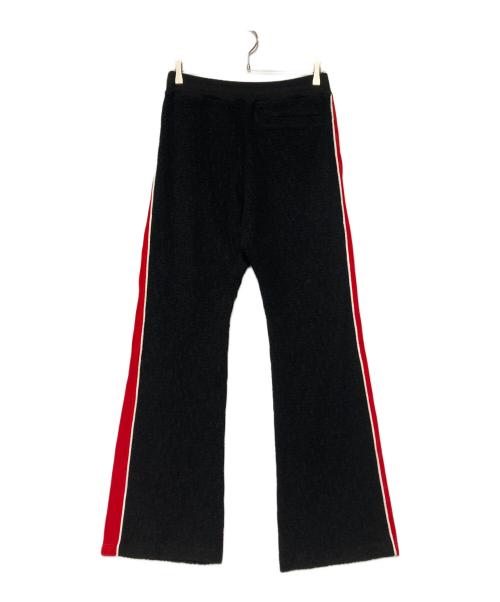DIESEL（ディーゼル）DIESEL (ディーゼル) P ZAMBERO / ジャガードラインパンツ ブラック×レッド サイズ:S 未使用品の古着・服飾アイテム