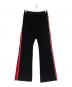 DIESEL (ディーゼル) P ZAMBERO / ジャガードラインパンツ ブラック×レッド サイズ:S 未使用品：9000円