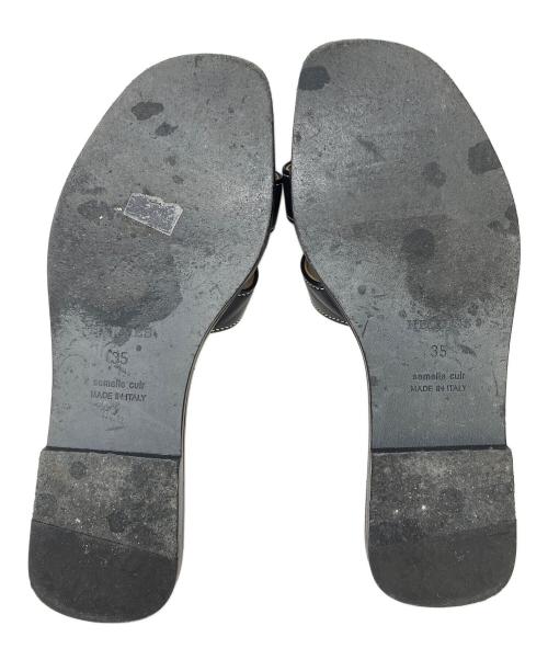 HERMES（エルメス）HERMES (エルメス) オランサンダル 021056Z PE ブラック サイズ:35の古着・服飾アイテム