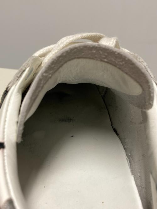 Saint Laurent Paris（サンローランパリ）Saint Laurent Paris (サンローランパリ) レザーローカットスニーカー ホワイト×ブラック サイズ:35の古着・服飾アイテム