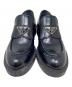 PRADA (プラダ) チョコレート ブラッシュドレザー ローファー　1D246M ブラック サイズ:34 1/2：80000円