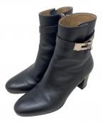 HERMESエルメス）の古着「サンジェルマンブーツ 182102Z」｜ブラック