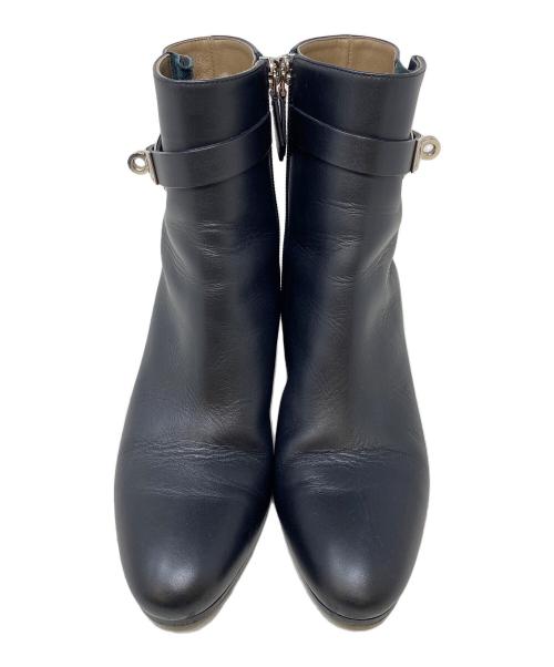 HERMES（エルメス）HERMES (エルメス) サンジェルマンブーツ 182102Z ブラック サイズ:35の古着・服飾アイテム