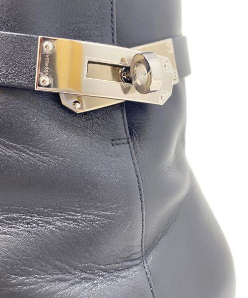 HERMES（エルメス）HERMES (エルメス) サンジェルマンブーツ 182102Z ブラック サイズ:35の古着・服飾アイテム