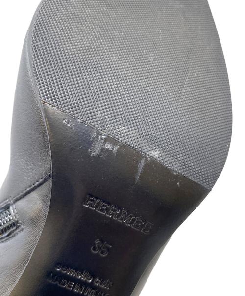 HERMES（エルメス）HERMES (エルメス) サンジェルマンブーツ 182102Z ブラック サイズ:35の古着・服飾アイテム