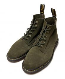 Dr.Martens（ドクターマーチン）の古着「スウェード6ホールブーツ」｜カーキ