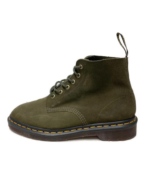 Dr.Martens（ドクターマーチン）Dr.Martens (ドクターマーチン) スウェード6ホールブーツ カーキ サイズ:UK7の古着・服飾アイテム