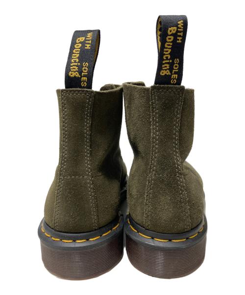 Dr.Martens（ドクターマーチン）Dr.Martens (ドクターマーチン) スウェード6ホールブーツ カーキ サイズ:UK7の古着・服飾アイテム