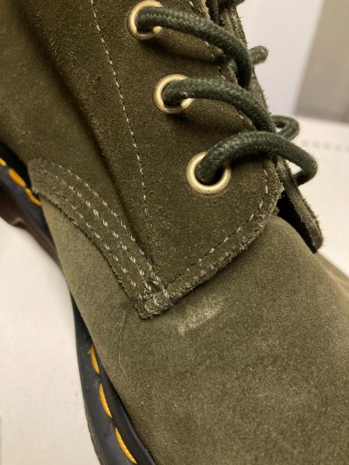 Dr.Martens（ドクターマーチン）Dr.Martens (ドクターマーチン) スウェード6ホールブーツ カーキ サイズ:UK7の古着・服飾アイテム