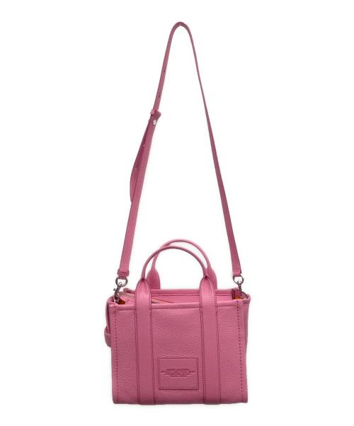 MARC JACOBS（マークジェイコブズ）MARC JACOBS (マークジェイコブズ) レザートートバッグ ピンクの古着・服飾アイテム