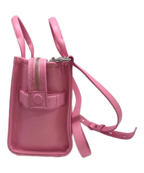 MARC JACOBS（マークジェイコブズ）MARC JACOBS (マークジェイコブズ) レザートートバッグ ピンクの古着・服飾アイテム