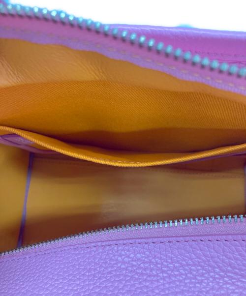 MARC JACOBS（マークジェイコブズ）MARC JACOBS (マークジェイコブズ) レザートートバッグ ピンクの古着・服飾アイテム