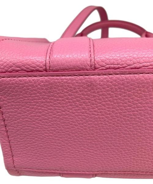 MARC JACOBS（マークジェイコブズ）MARC JACOBS (マークジェイコブズ) レザートートバッグ ピンクの古着・服飾アイテム