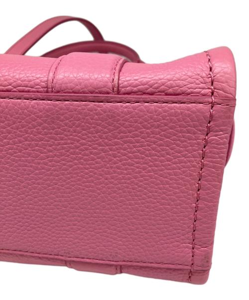 MARC JACOBS（マークジェイコブズ）MARC JACOBS (マークジェイコブズ) レザートートバッグ ピンクの古着・服飾アイテム